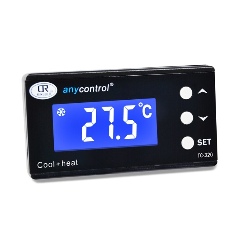 RINGDER TC-320 16-40C Digital Aquarium Thermostat Cool Heat Auto Switching ON OFF Regulator Temperature Controller STC 1000