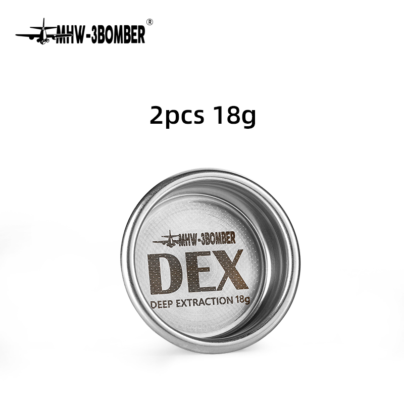 58,5 mm espressofiltermanden 15-20 g koffiemand met puckscherm geschikt voor 58 mm espressofilters koffiezetapparaataccessoires: Blauw