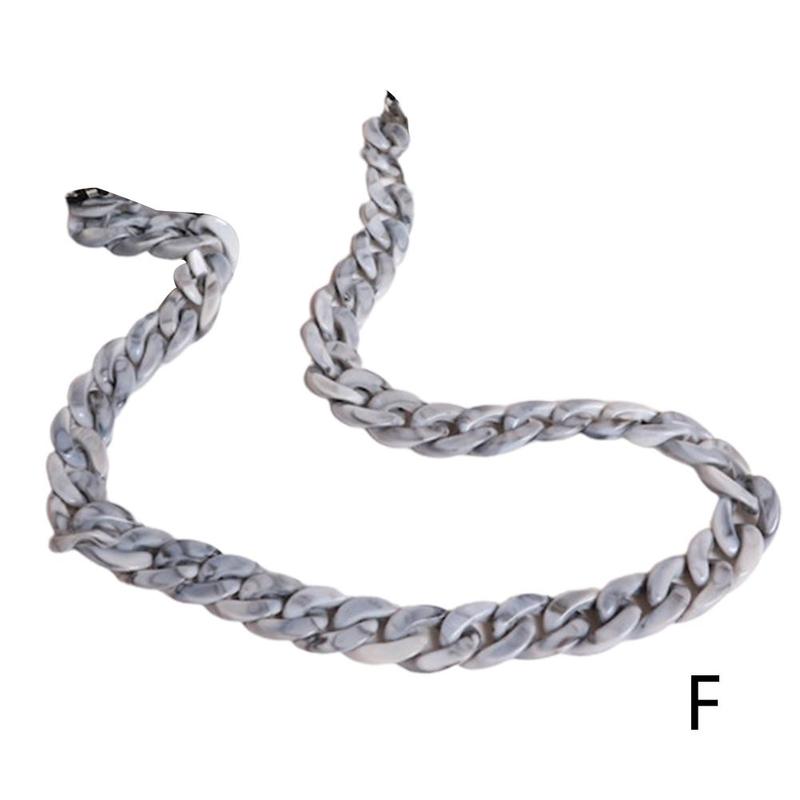 Vintage leopard anti-halk akryl solglasögon kedja dam herr glasögon kedjor läsglasögon kedja glasögon korthållare lanyard