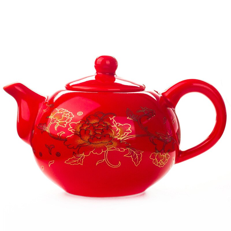Black Ceramic Tea pot Chinese Dragon TeaPot handmade Teapot easy teapot kettle Ceramic Tea Set Kettle Kung Fu Teaware: 01