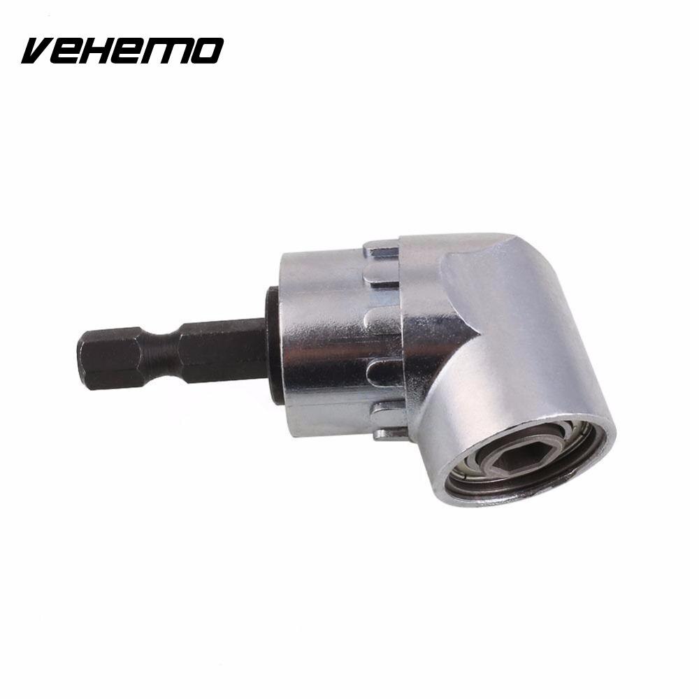 Vehemo 105 degrees Adjustable Turning Head Screwdriver Stainless Steel Hex Shank bit Angle Driver Screwdriver Tools