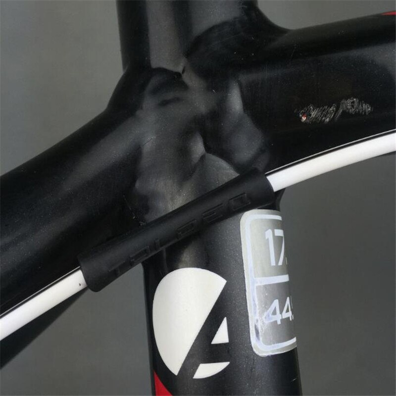 4 szt. Obudowa linki hamulca rowerowego Mtb gumowa tuleja ochronna ochraniacze kabli prowadnice rowerowe rękaw silikonowy ochraniacz kabla