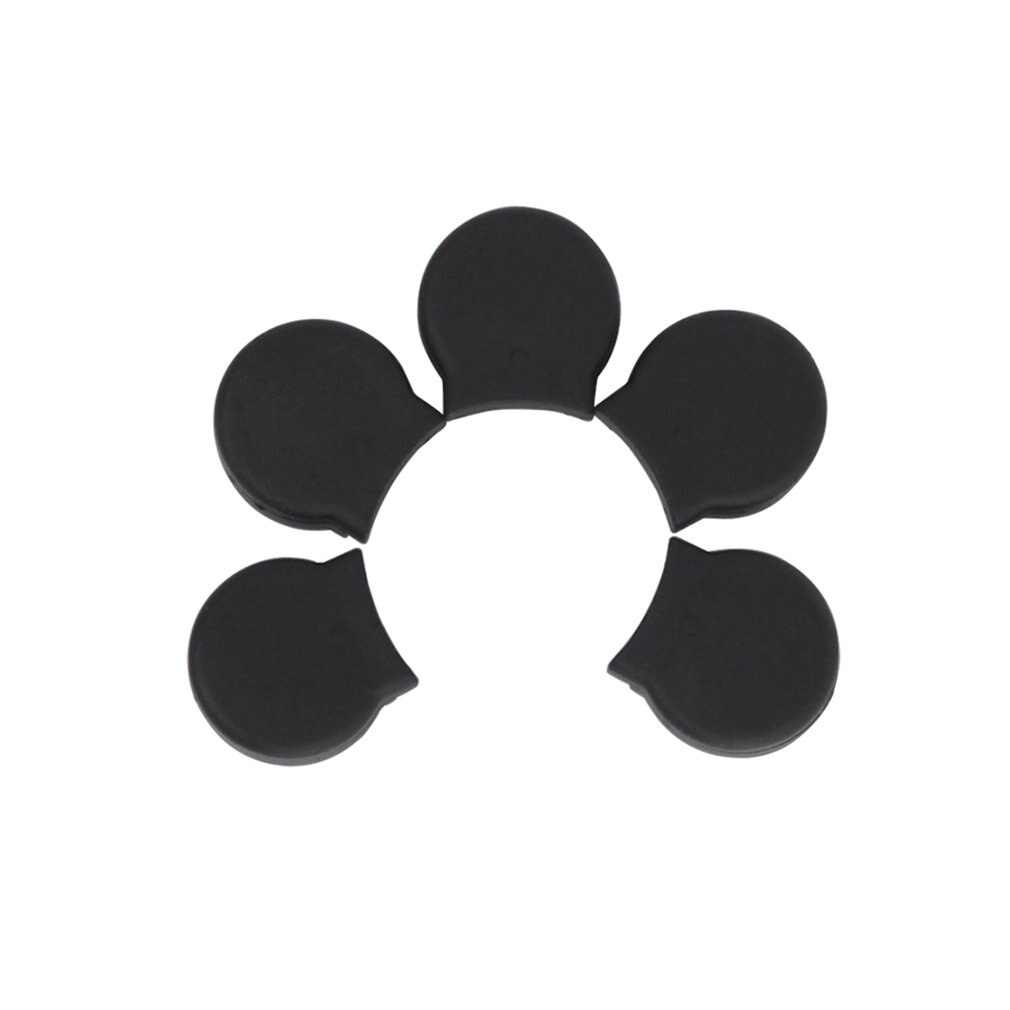 5 uds. Soporte para el dedo del clarinete accesorios para instrumentos musicales piezas de reparación del soporte del dedo del tubo del clarinete negro