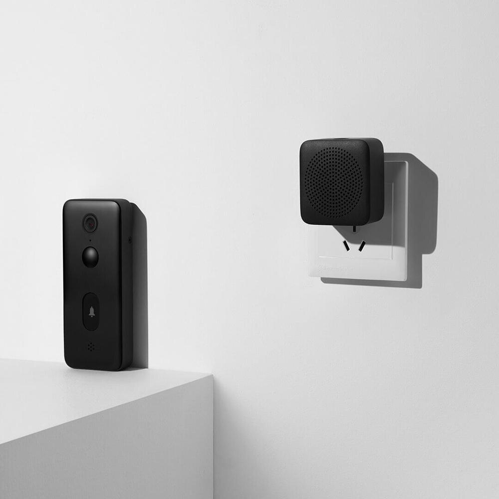 Xiaomi Mijia sonnette vidéo 2 MJML02-FJ AI portier intelligent humain détecter 3Day stockage en nuage changement vocal 2Way parler Vision nocturne mdn