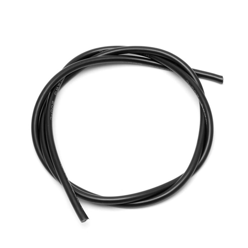 Sourcing Map 2 Kernen Parallelle Siliconen Draad 26 AWG - 3 Meter Rood/Zwart Vertind Koper Voor LED, Auto En Modelbouw