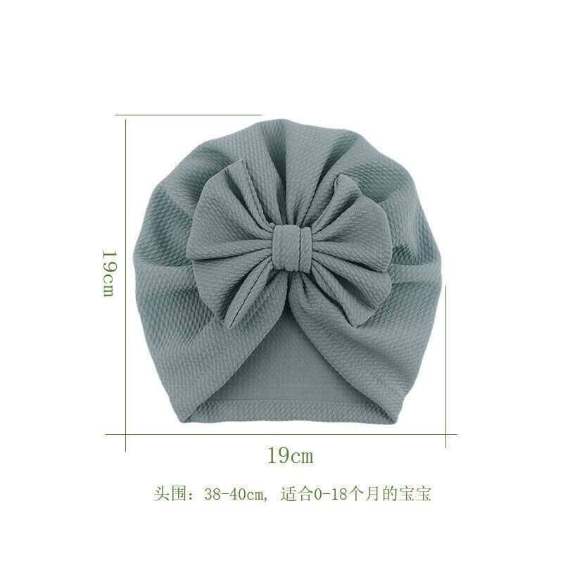 Baby Stuff Accessories Baby Girl Hat With Bow Knot Infant Beanie Solid Big Bowknot Cap For Girls Kid Hats