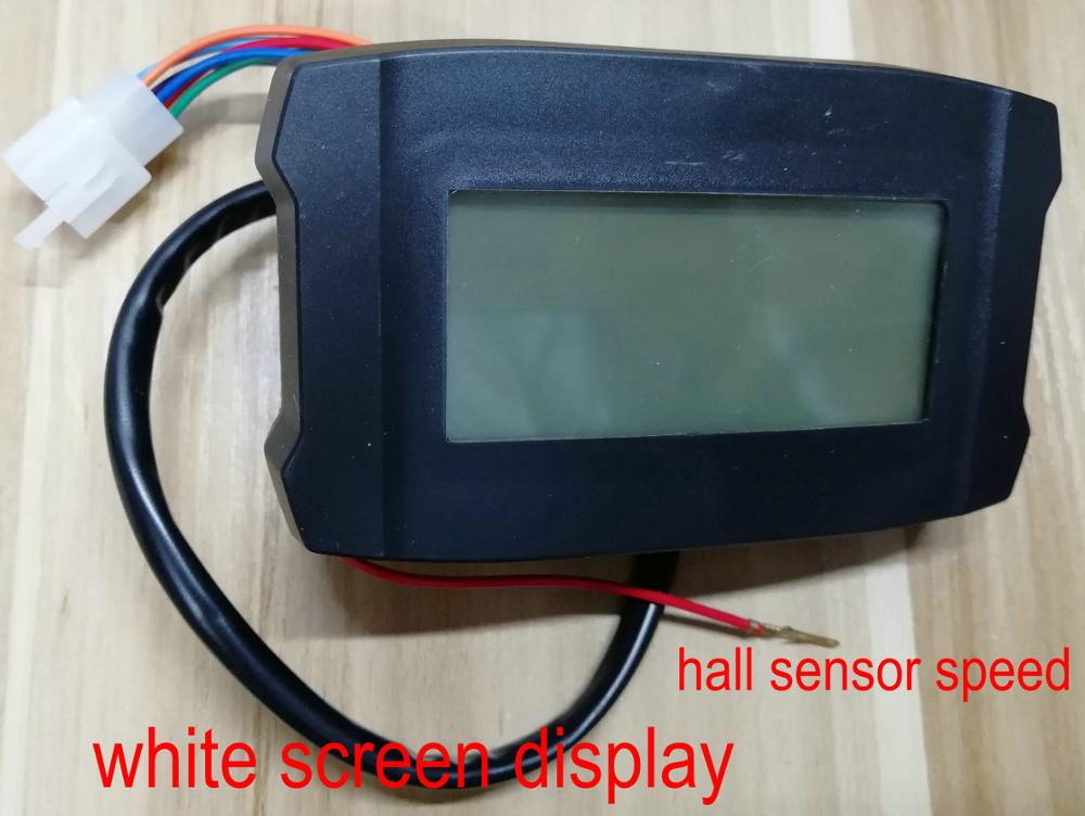speedometer LCD display 36v48v60v72v84v+speed/battery level indicator+turning signal+voltmeter for lithium/lead acid battery