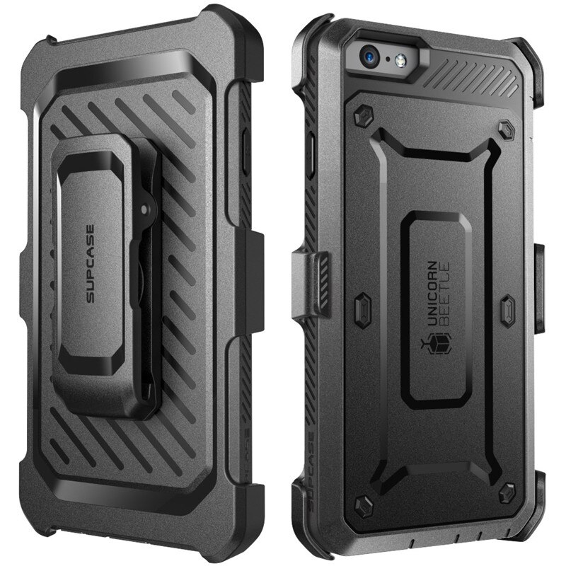 Supcase Voor Iphone 6 6S Case Ub Pro Full-Body Robuuste Holster Clip Schokbestendig Tpu + Pc Cover met Ingebouwde Screen Protector Case