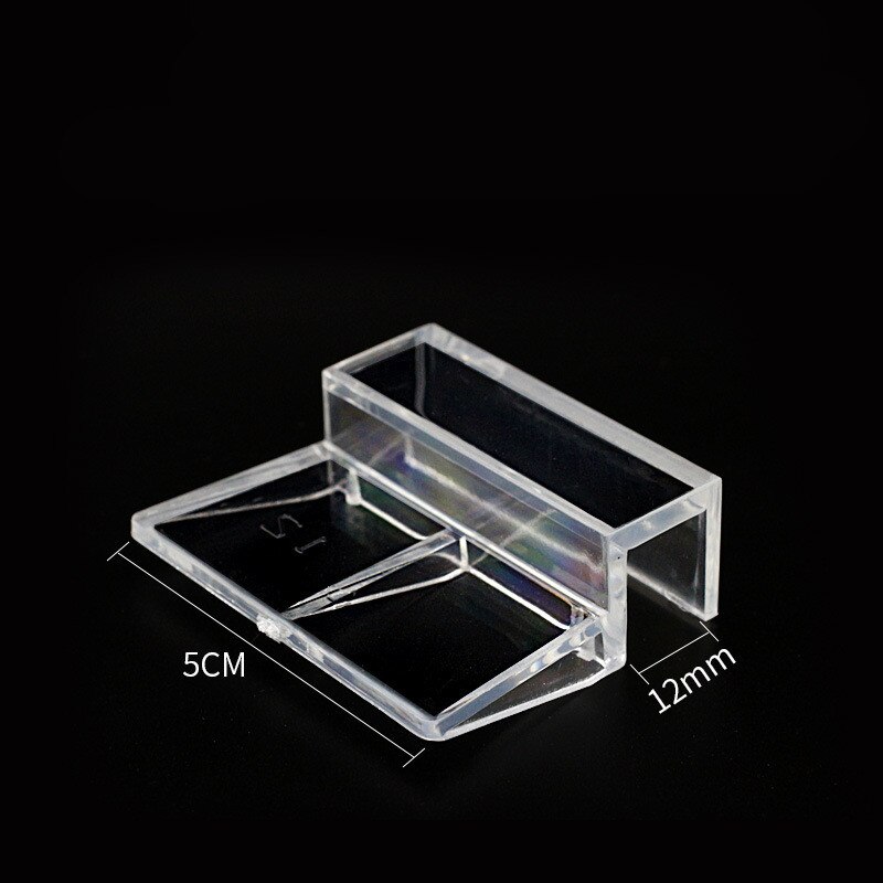 4pcs/set Fish Tank Aquarium Bracket Fish Tank Cover Plate Bracket Acrylic Fish Tank Cover Support Frame Pet Supplies: 12mm