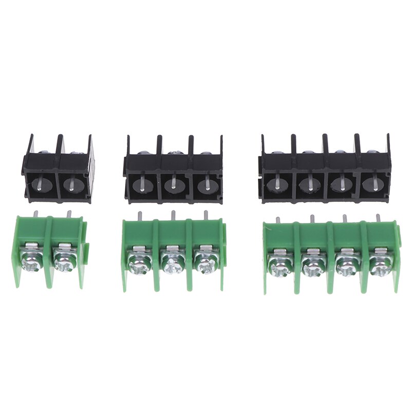 10Pcs 300V/20A 7.62 Mm KF7.62 - 2P 3P 4P Schroef Terminal block Connector 7.62 Mm Pitch