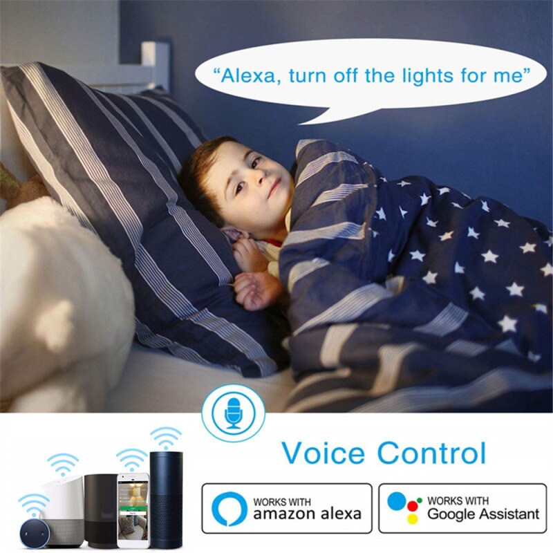 Smart Home Life WiFi Smart Plug Outlet 2 In 1 Tuya Remote Control Home Appliances Works With Alexa Google Home No Hub Required