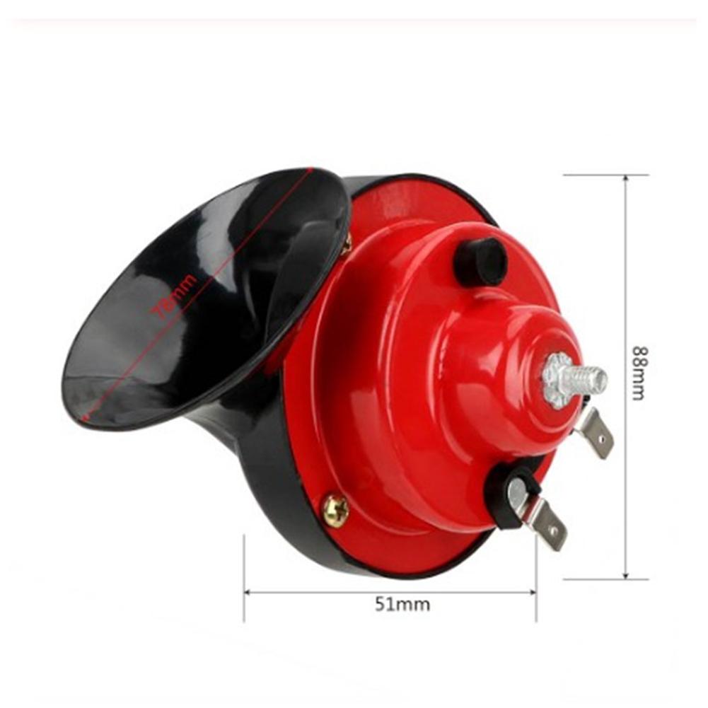 Klaxon de voiture de , noir + rouge, multi-tons, son clair et fort, Kit étanche pour Automobile et moto, universel