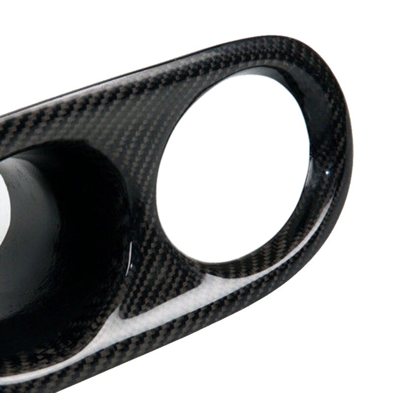 Cubierta de luz antiniebla de carbono Real que rodea el conducto de aire para Bmw 3 Series E46 M3 01-06