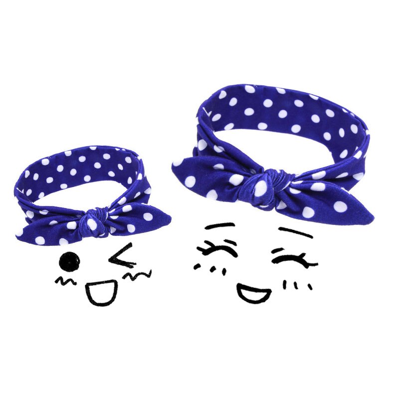 Bandeau de noël pour mère et fille, Turban élastique rouge à carreaux, de noël, 2 pièces/ensemble: 3