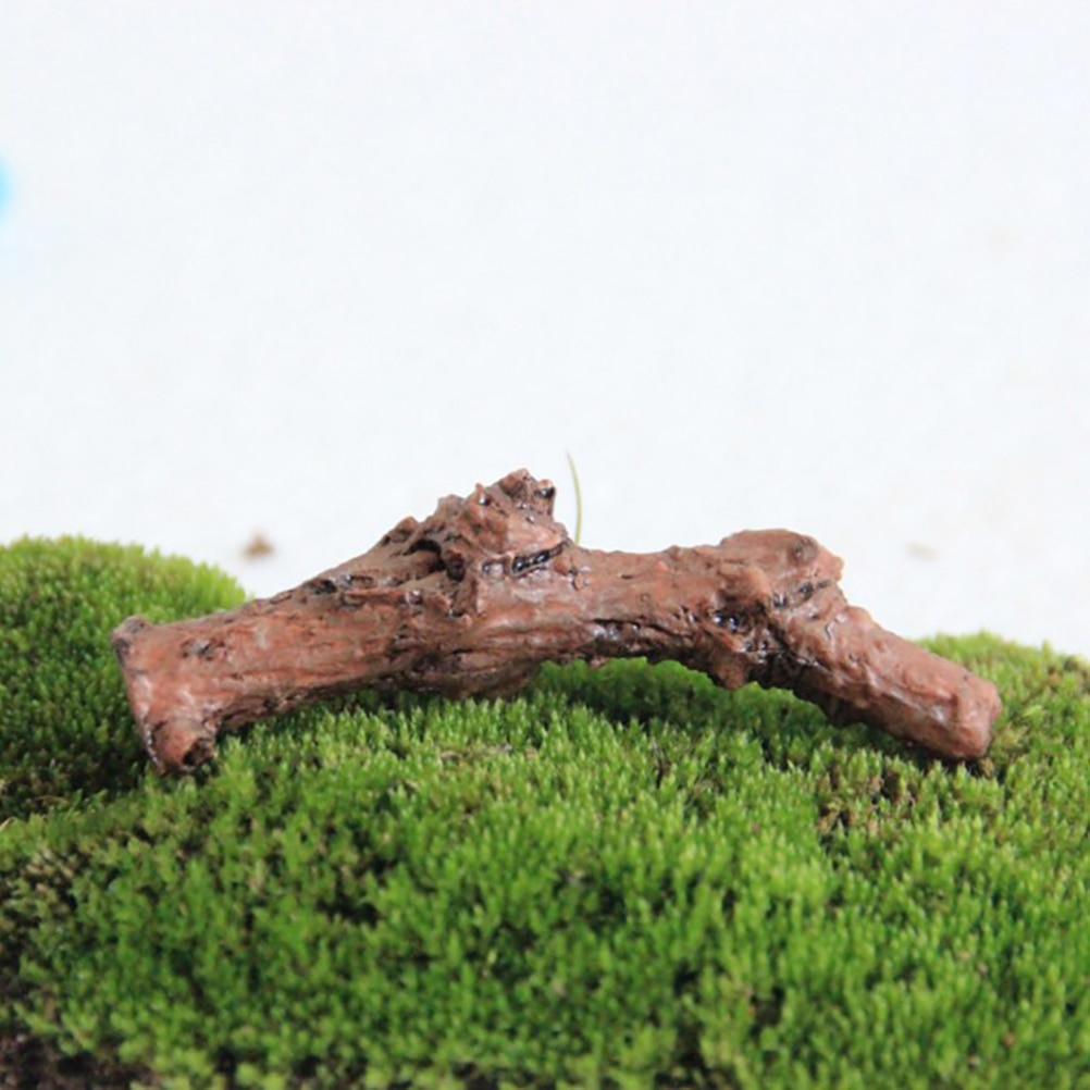 Sukkulenten Mikro Landschaft Dekoration DIY Terrarium Zubehör Trocken Baum Äste Stamm Künstliche Mini Gebühr Garten Miniatur