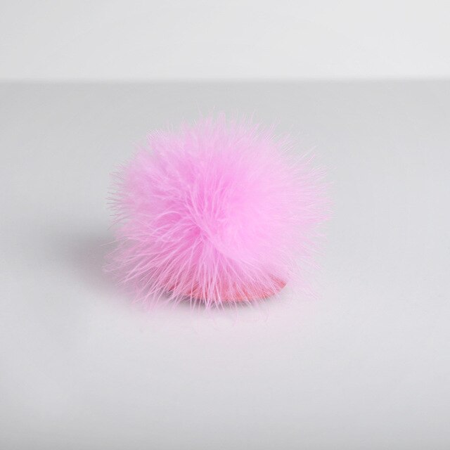 Interactive Electric Turntable Funny Toys For Cats Feather Teaser Rechargeable Maglev Bouncing Catching Kat Game Complexes: Pink ball