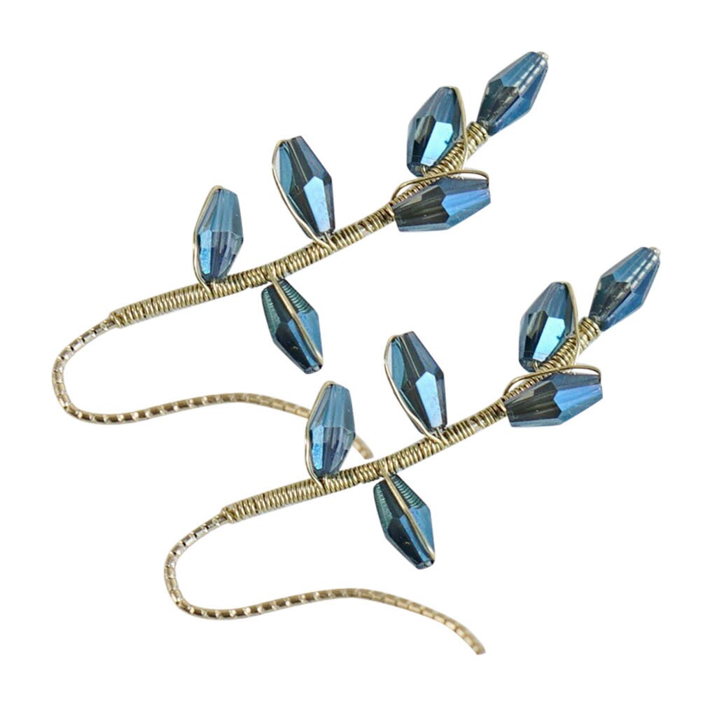 Women Earring Cartilage Tragus Gauge Earrings Beading Ear Hook Handmade Beaded Earrings Accessory Jewelry