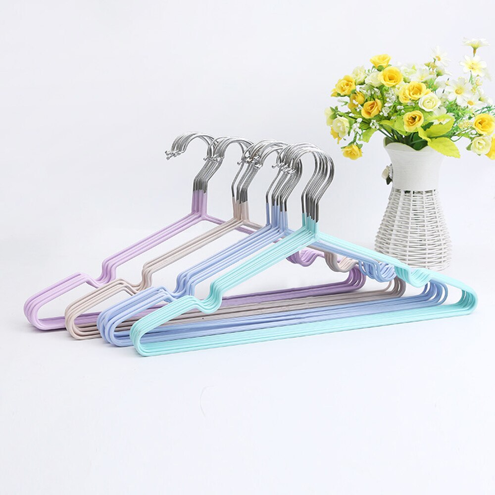 Cintres en acier inoxydable, 5 pièces, pour vêtements de bébé, jupes pour enfants et adultes, crochet de pantalon, antidérapant, support de séchage extérieur, rangement, ZXH