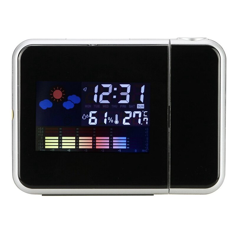Digital Weather Projection Multi-function Alarm Clock