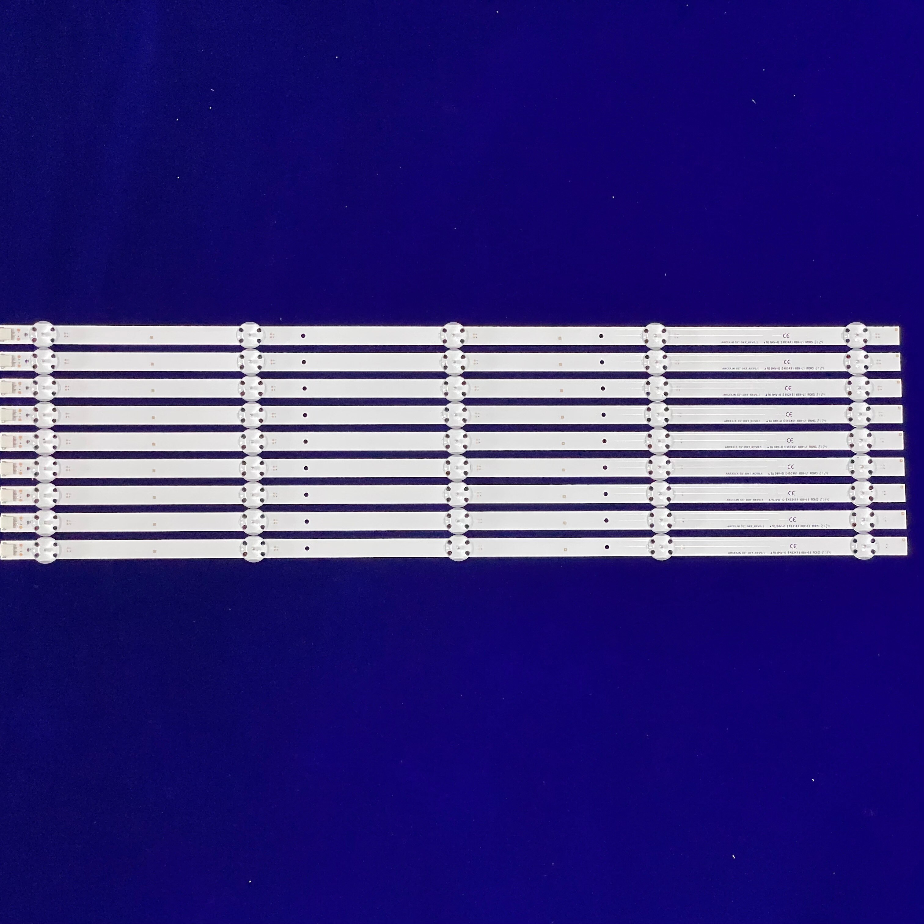 Bandes de rétroéclairage LED pour 55 TV GRUNDIG VLX 7710 GRUNDIG 55GUB8852 55GUW8867 55VLX7810BP ARCELIK 55&quot; DRT_REV0.1 ZVB65600-AA