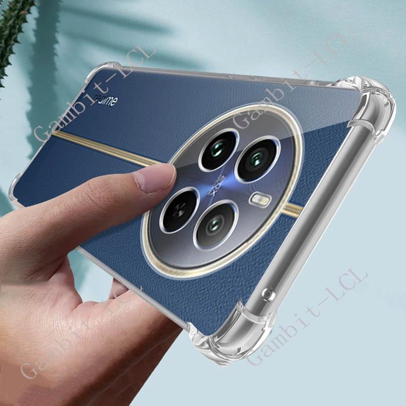 Schutzhülle aus silikon für realme 12 , 4g 12+ 5g 12 plus und realme 12+  rmx 3867 – stoßfest, aus weichem tpu