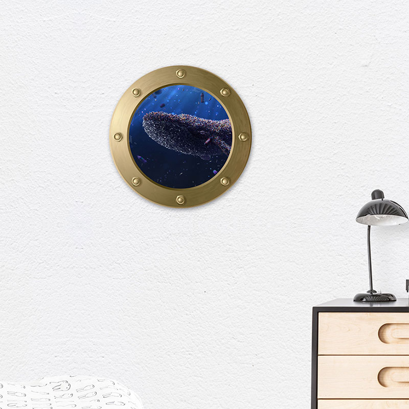 Sealife Dolfijn Haai Vis Dieren Decals 3D Pvc Muurschilderingen Submarine Muurstickers Voor Kinderen Kamers Badkamer Raam Sticker Decor