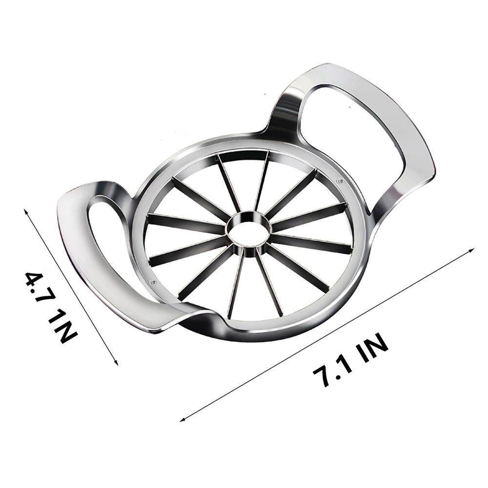 12-Blade Extra Large apple Cutter Slicer,Stainless Steel Ultra-Sharp Fruit Corer Slicer Tools Kitchen Accessories