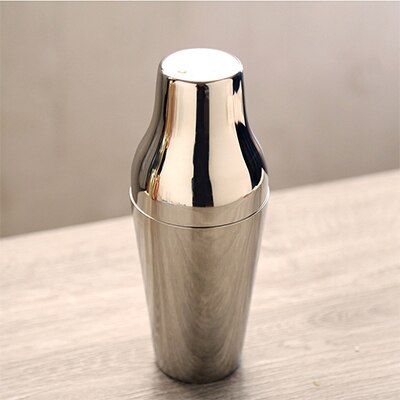 20oz barverktyg i rostfritt stål boston shaker cocktail shaker burk på plåt mixer bar bartender cocktail shaker verktyg: Silver-