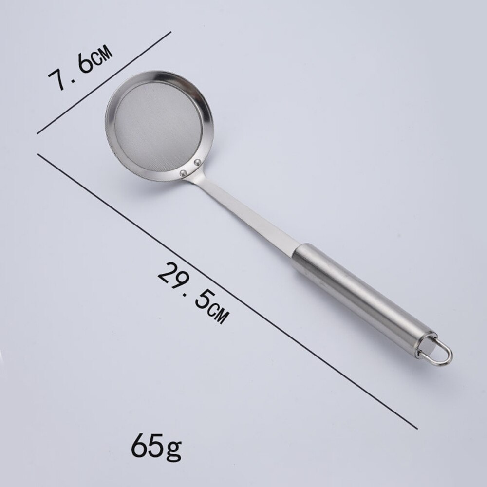 Stainless Steel Skimmer Long Handle Kitchen Cooking And Frying Spider Skimmer Fried Noodle Strainer Tool Kitchen Utensil: 5