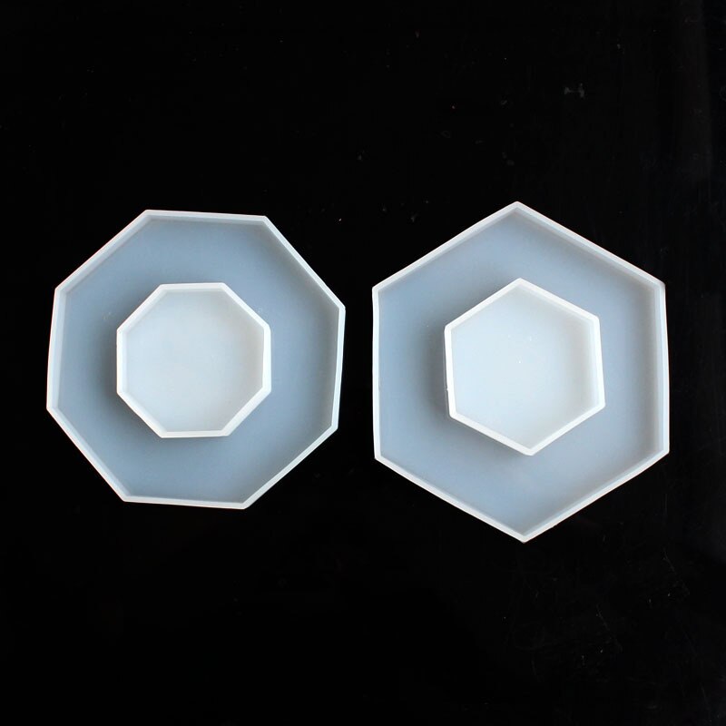 Beton coaster forme silikone bakke forme runde plade forme base forme
