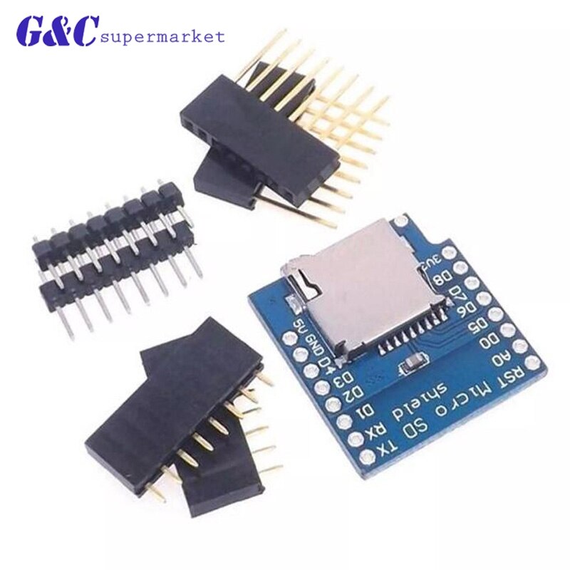 Esp8266 WeMos D1 Mini NodeMCU WiFi Entwicklungsboard ProtoBoard Shield: WeMos D1 SD Shield