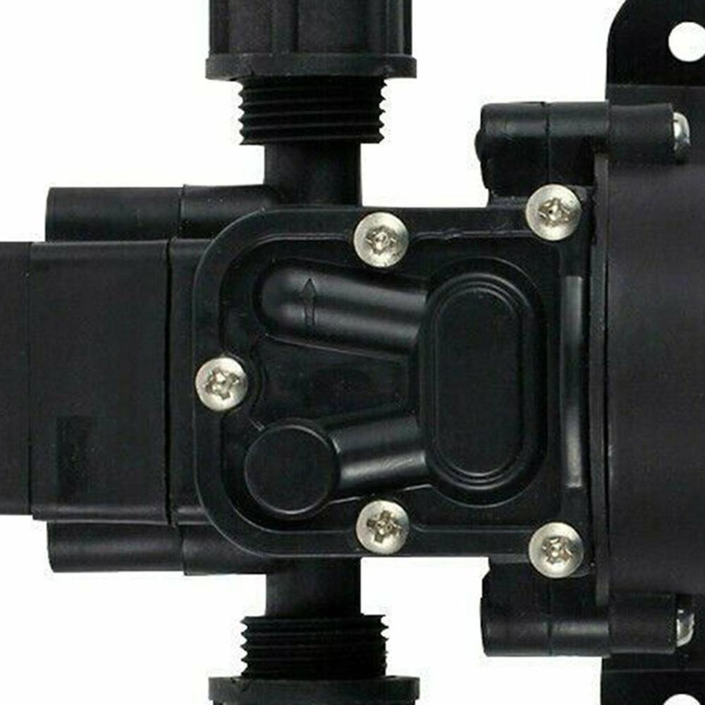 12V Water Pump 4.3Lpm Self-Priming Caravan Camping Boat Electric Car Wash Mini Pump Ribbed On Both Sides