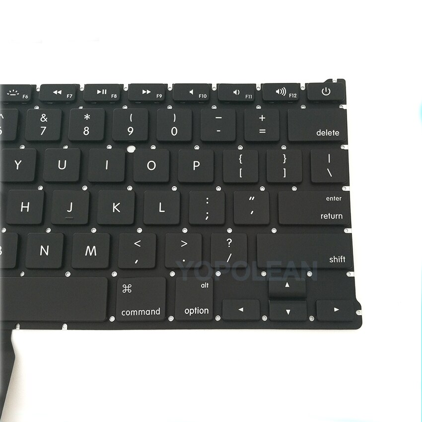 Engels Toetsenbord Met Achtergrondverlichting Voor Macbook Air 13 "A1369 A1466 Us Keyboard Jaar