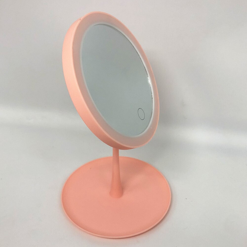 Smart LED makeup mirror with 3 adjustable lights standing mirror touch screen 2 usagesdesk Fill light mirror cosmetic: Default Title