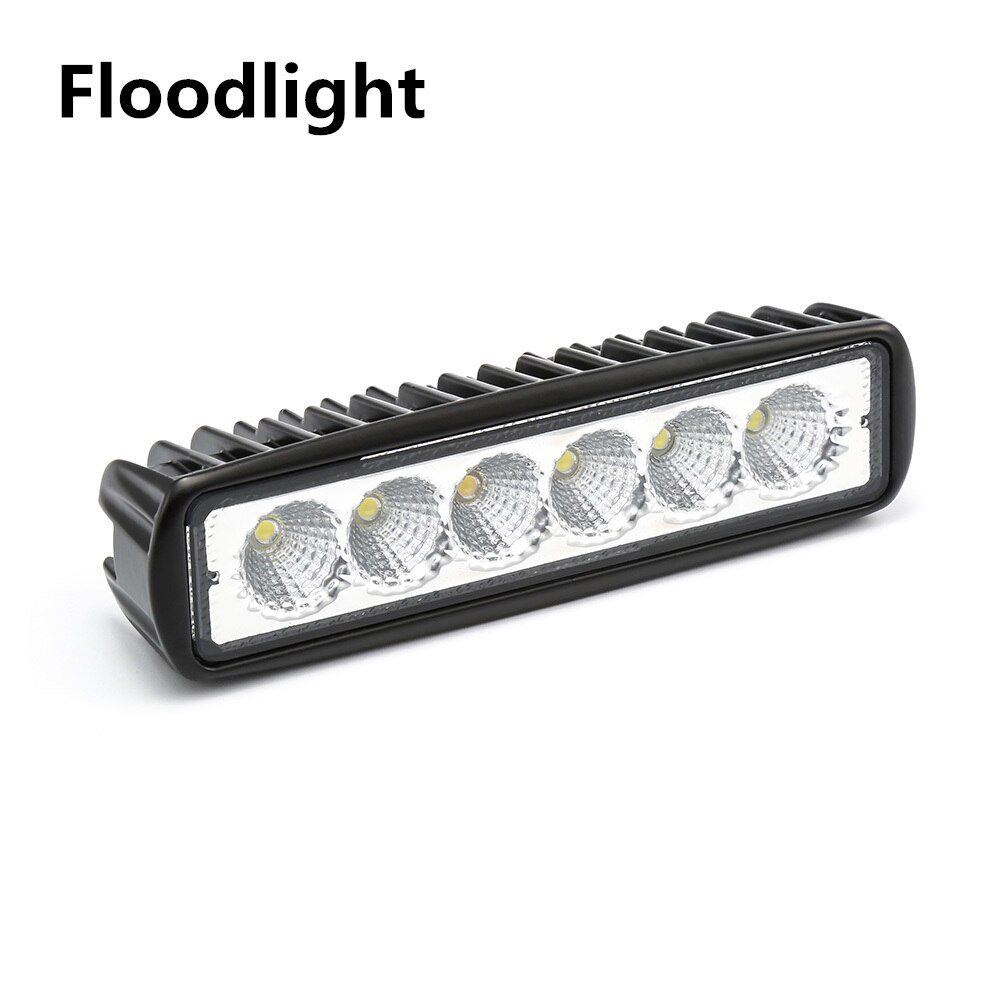 Car motorbike motorcycle headlight headlamp light front head Working Fog Lamp spotlight spot metal LED bar 12 V Offroad: 1pc floodlight