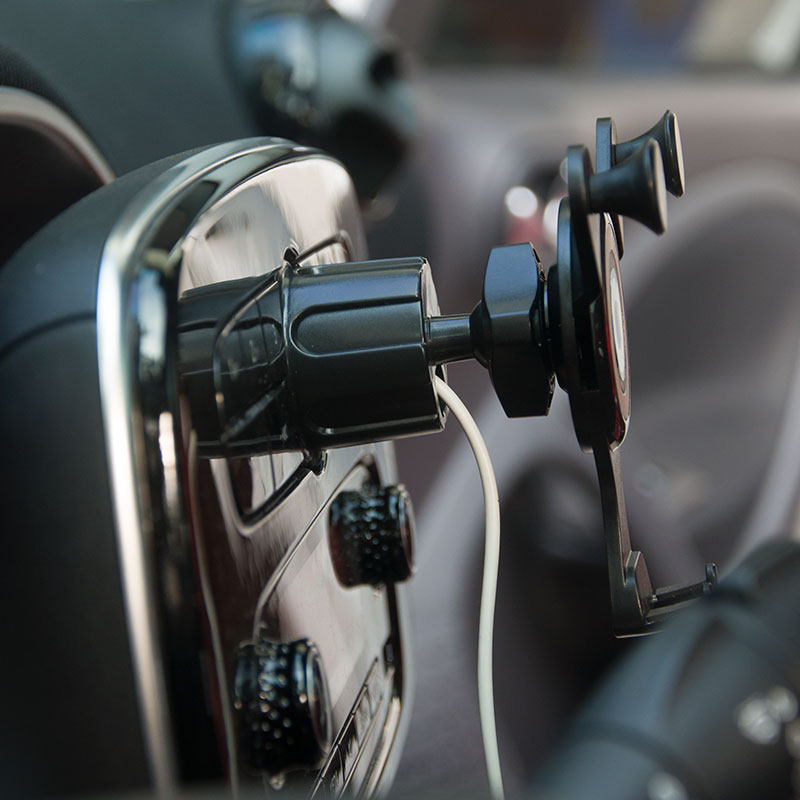 Supporto per telefono per auto Staffa mobile a gravità per Mercedes Smart 453 Fortwo Forfour interno Supporto di ricarica