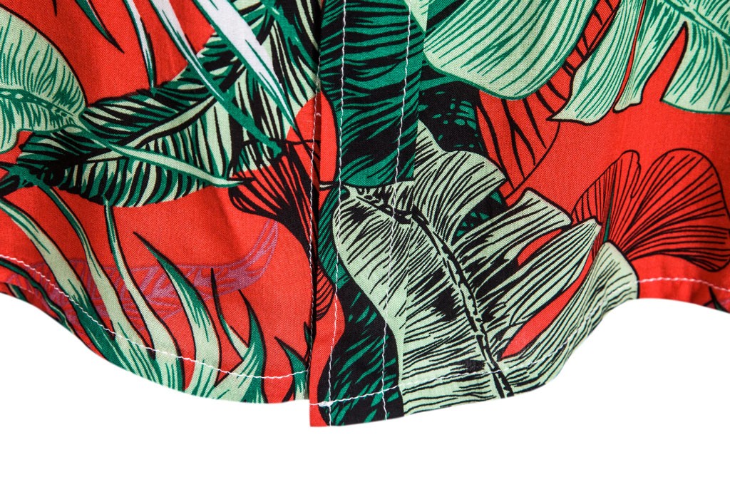 Novedad , camisa corta para hombre, camisa holgada con hebilla de esparcimiento, camisa de manga corta menétnica informal estampada hawaiana, camisa, blusa, camisa de verano
