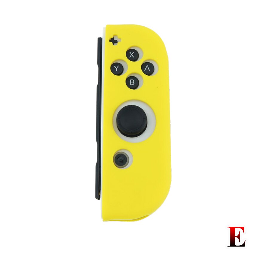 Yuxi 18 Kleur Rechts Zachte Siliconen Cover Voor Nintend Schakelaar Rood Groen Geel Blauw Siliconen Beschermhoes Voor Nintend Accessoires: E