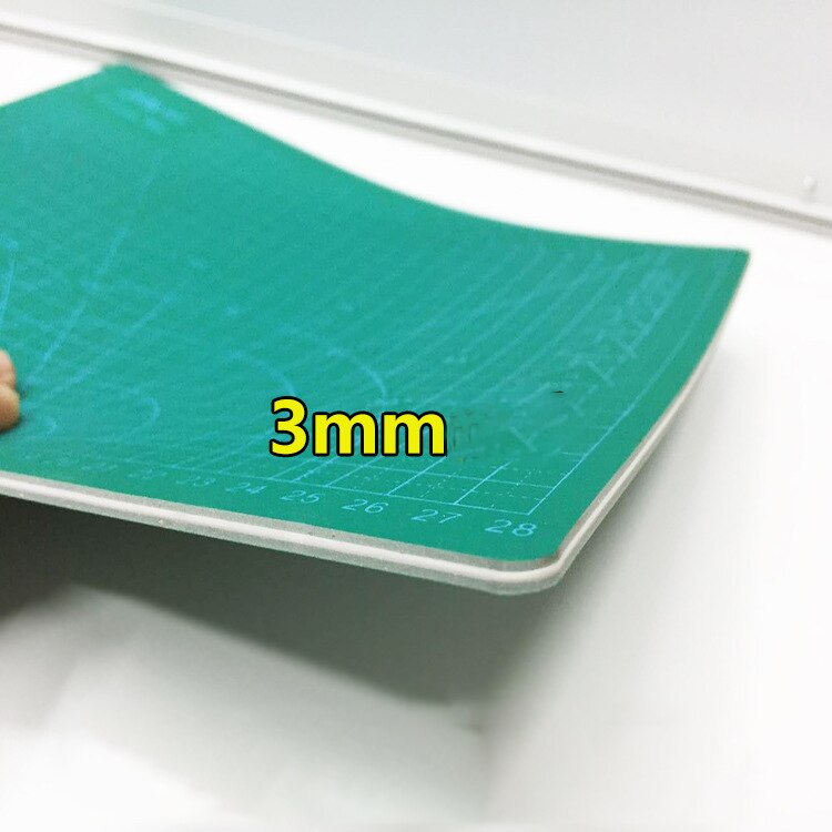 A2 Cutting Board 3 Layer Pvc Double-sided Medium Knife Engraving Board Manual Model Pad Plate Hob Self-healing Cutting Board