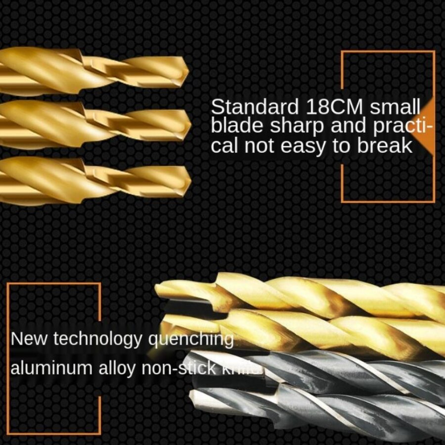 Aluminiumslegering metalbor twist step bor 4-8/5-9/5-10/6-10/8-12mm elektriske bor metal aluminium træbearbejdningsværktøj
