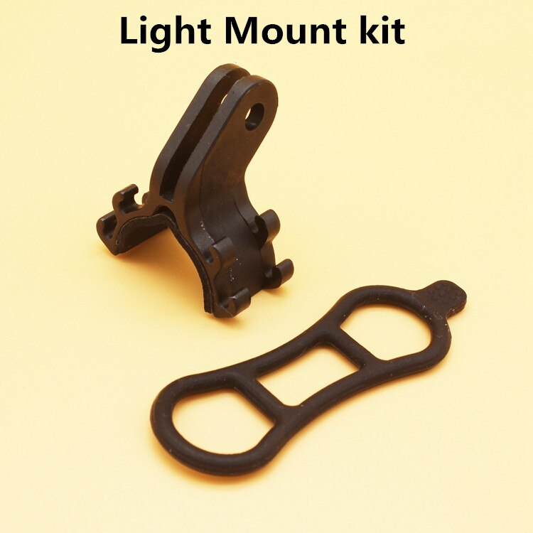 Fiets Licht Houder Zaklamp Lamp Beugel gelden Garmin Bryton Cateye Computer mount met Camera Adapter Fietsonderdelen: Light Mount kit