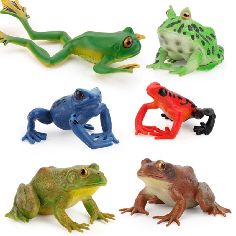 N84E Funny Plastic Made Realistic Frog Trick Scary Accessories Party Favor Supplies Kids Relieve Boredom