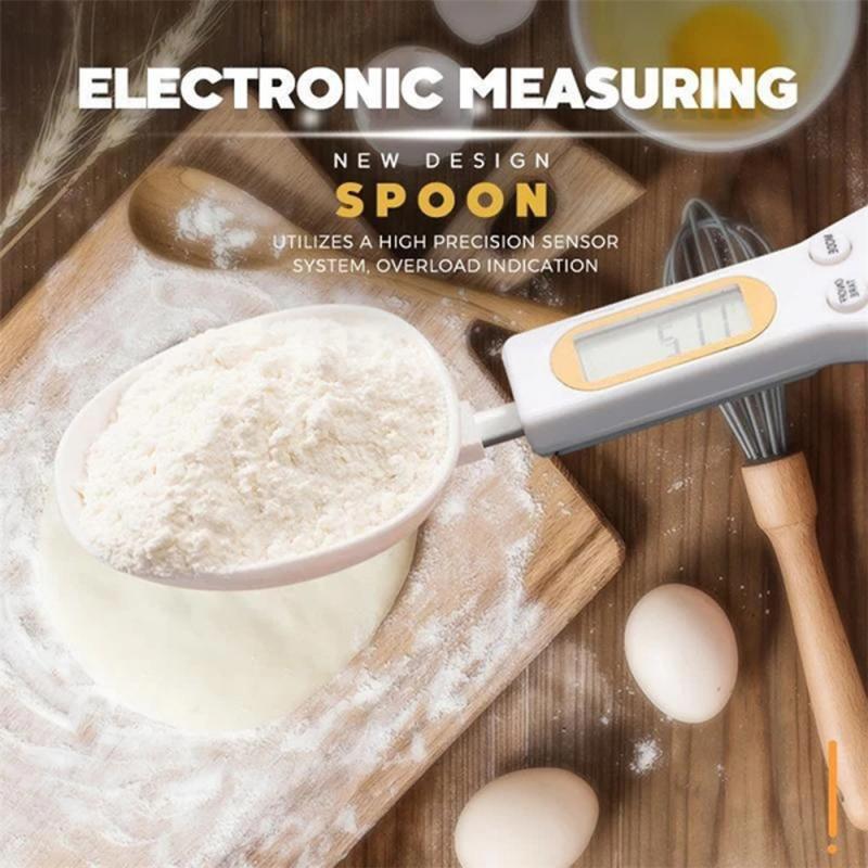 Portable Measuring Spoon Digital Electronic Food Spice Sugar Scale Kitchen Food Measuring Scale Accurate Kitchen Tool