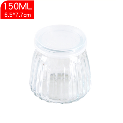 1 stuk 100-200ml geraspte pudding fles yoghurt beker mousse beker glazen fles zelfgemaakte melk yoghurt fles hoog borosilicaat: 2
