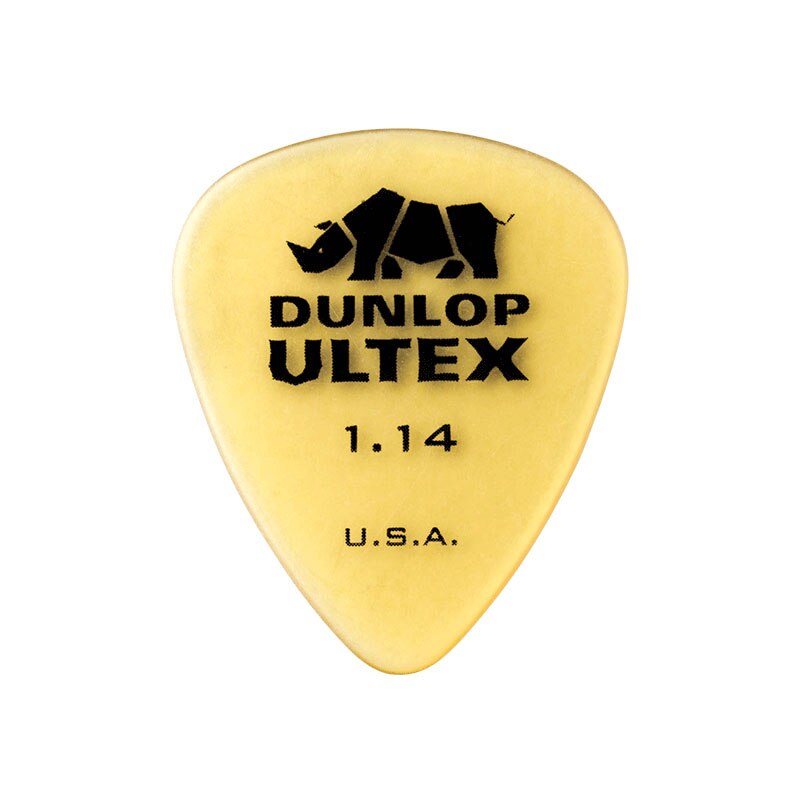 Dunlop-púas de guitarra estándar Ultex, mediador Plectrum, 1 unidad, 0,6mm/0,73mm/1,0mm/1,14mm, mediador de bajo, púas de guitarra eléctrica acústica: 1.14mm