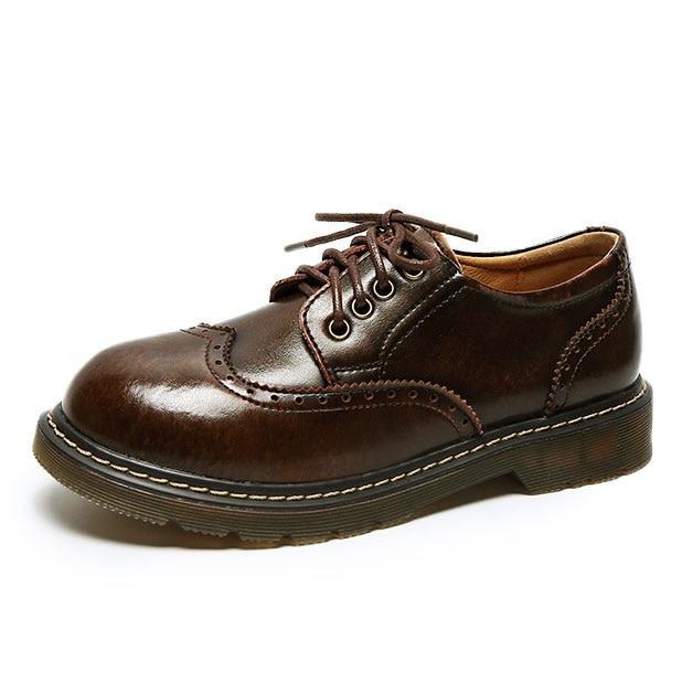 Eagsity klassiset brogue-kengät naisille, oxford-kengät, nauhakengät, pyöreä kärki, vapaa-ajan kengät, paksupohjaiset kävelykengät