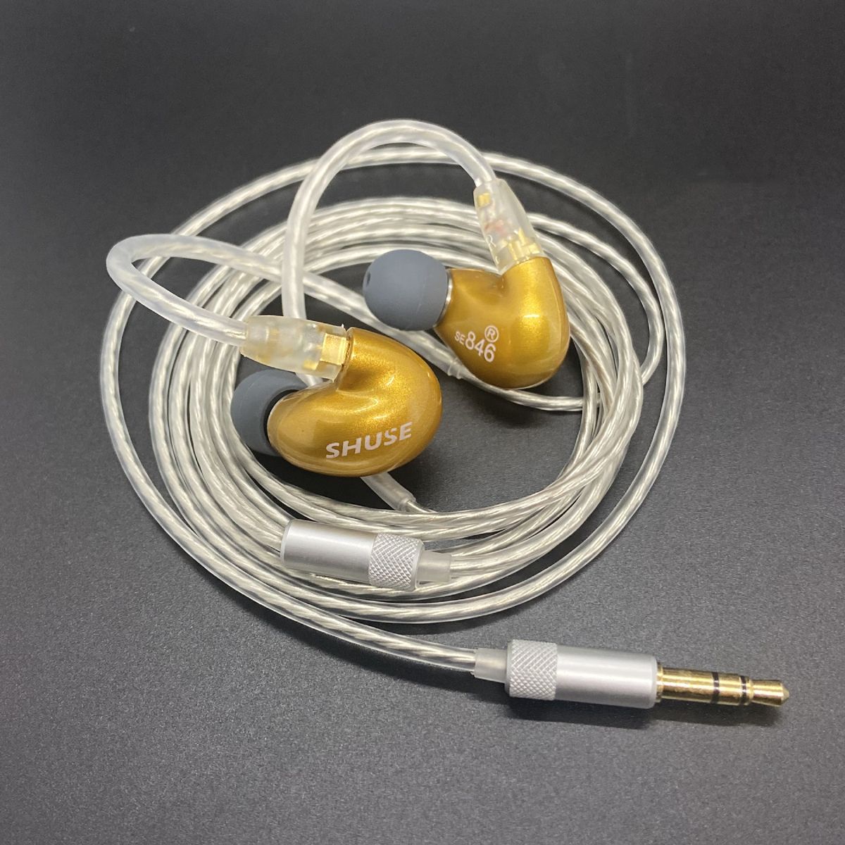 DIY SE846 HiFi Stereo In Ear Earphones, Bass Headphone, MMCX for Shure iE800S, Noise Reduction Earplugs