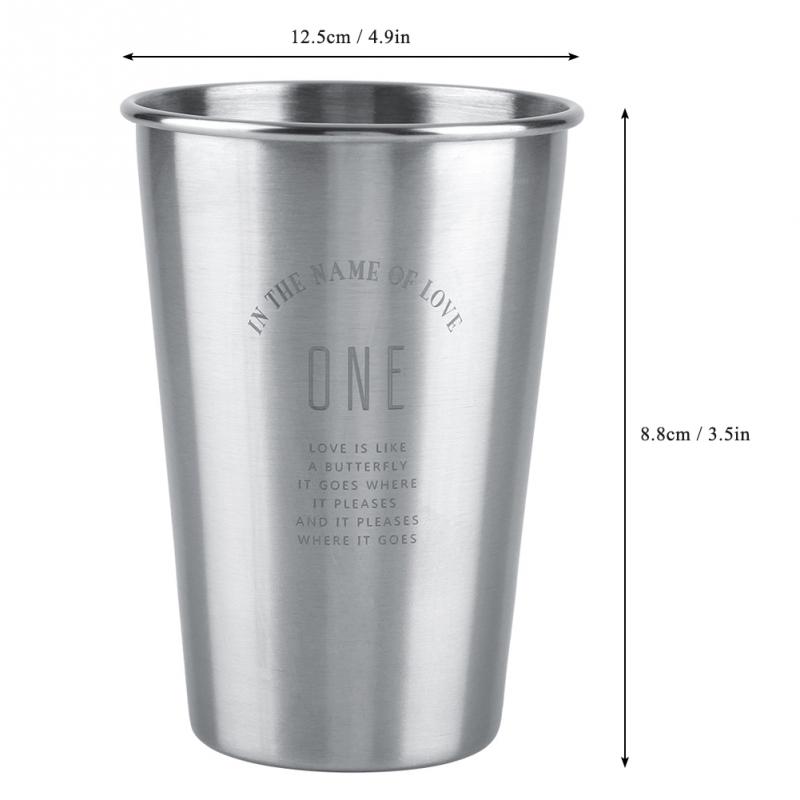 1PCS Rvs Cups Wijn Bier Koffie Cup Whisky Melk Mokken Outdoor Reizen Camping Cup