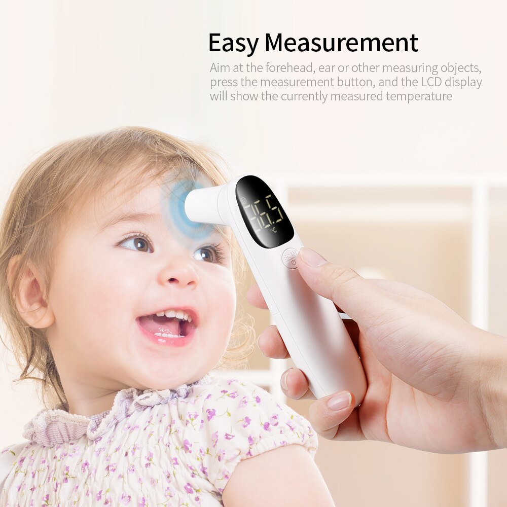 Forehead Thermometer Non Contact Infrared Thermometer Body Temperature Fever Digital Measure Tool Baby Adult EarBody Thermometer