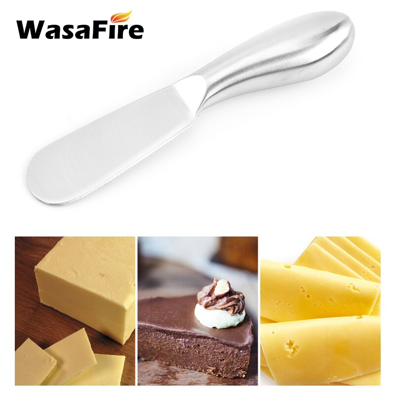 Cake Slicer Knife Blade Spreader Butter Cheese Slicer Knife Stainless Steel Spatula Kitchen Cake Tool